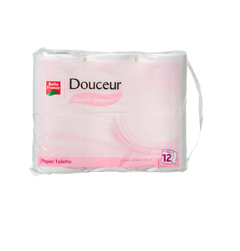 PAPIER TOILETTE BELLE FRANCE 12 ROULEAUX